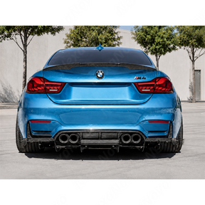 2015-2020 BMW F80 M3 / F82 / F83 M4 - VRS Style Carbon Fiber Diffuser + Undertray