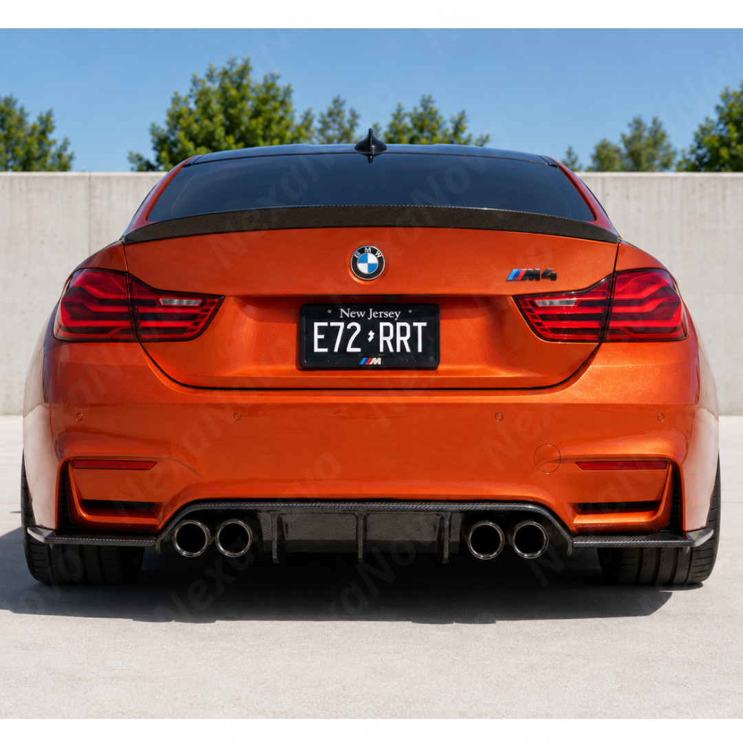 2015-2020 BMW F80 M3 / F82 / F83 M4 - Varis Style Carbon Fiber Diffuser + Spats Aprons