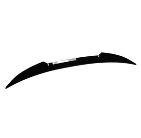Rear spoiler wing for BMW 530i xDrive 2024, 2025 with gloss black V style design by NexaNovo.
