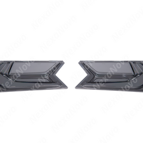 Detailed edge of the NexaNovo smoke tinted tail light trim