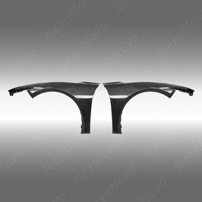 OEM-Style Real Carbon Fiber Front Fenders For Chevrolet Corvette C8 Stingray 2022-2026