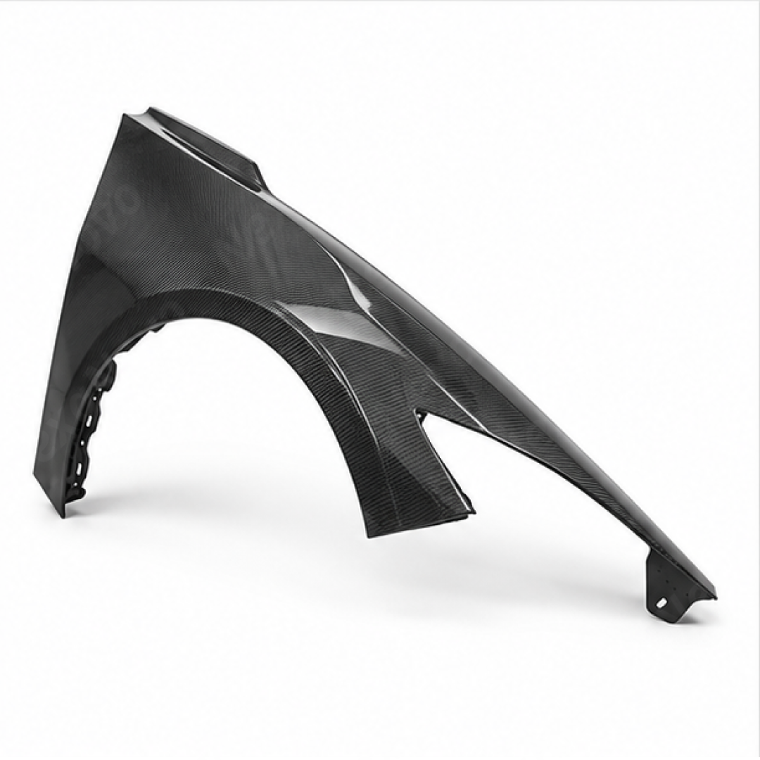 OEM-Style Real Carbon Fiber Front Fenders For Chevrolet Corvette C8 Stingray 2022-2026