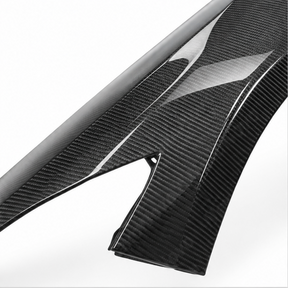 OEM-Style Real Carbon Fiber Front Fenders For Chevrolet Corvette C8 Stingray 2022-2026