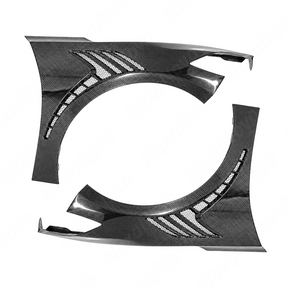 Vented Real Carbon Fiber Front Fenders For Chevrolet Corvette C8 Stingray 2022-2026