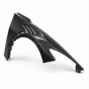 Vented Real Carbon Fiber Front Fenders For Chevrolet Corvette C8 Stingray 2022-2026
