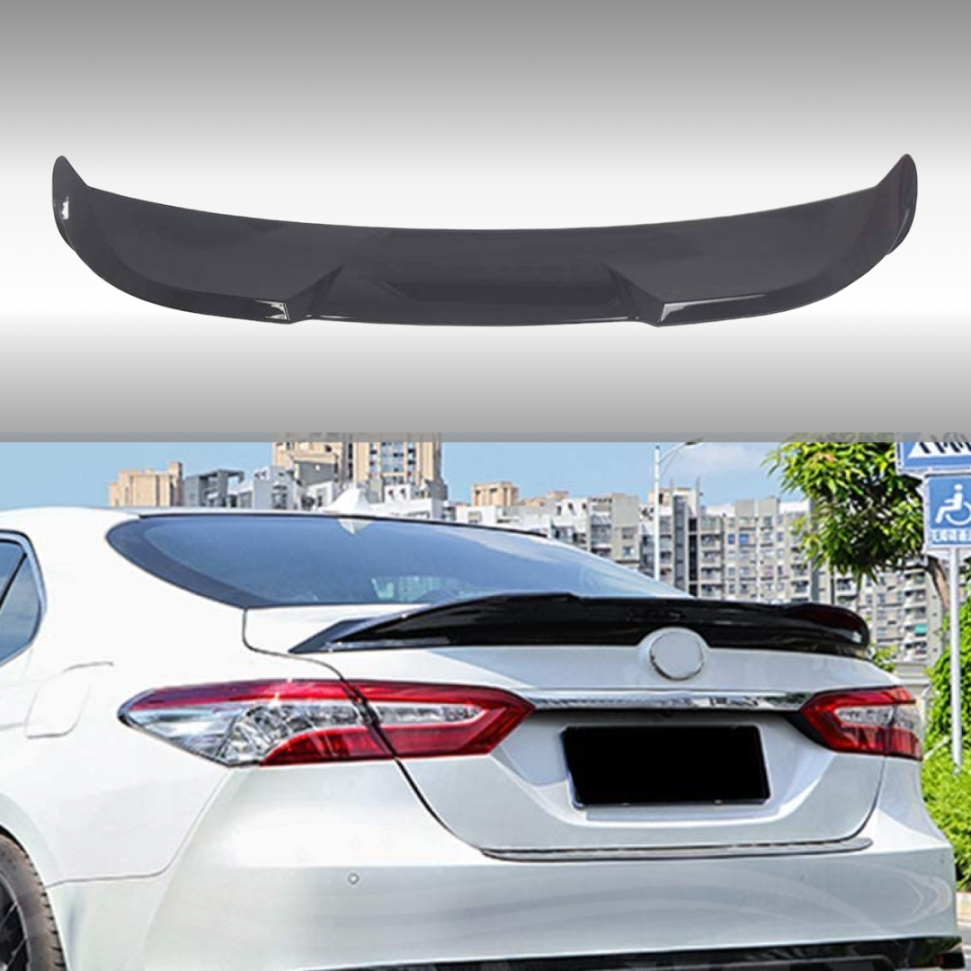 2018 Toyota Camry TRD Style Gloss Black Rear Trunk Spoiler Wing by NexaNovo