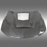 NexaNovo CT style real carbon fiber front hood installed on a 2020 Cadillac CT4