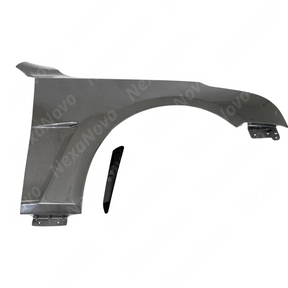 View of the direct-fit bolt-on mounting points for the Cadillac CT4-V carbon fender swap