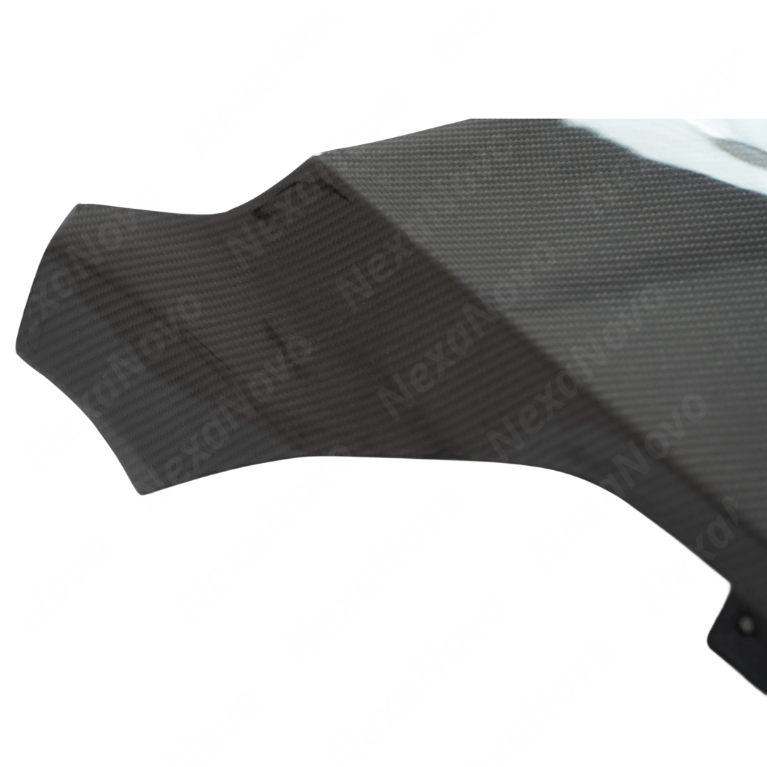 Precision NexaNovo fitment showing the flush, gap-free edge along the Cadillac CT5 front fender