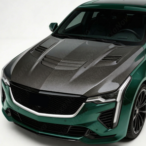 Close-up highlighting the ripple-free, mirror-like surface of premium NexaNovo carbon