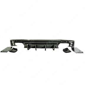 Full rear view of a 2017 Chevy Camaro with new NexaNovo carbon fiber print diffuser