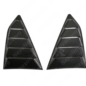 Durable high-impact ABS plastic construction with carbon fiber finish on NexaNovo Camaro side louvers