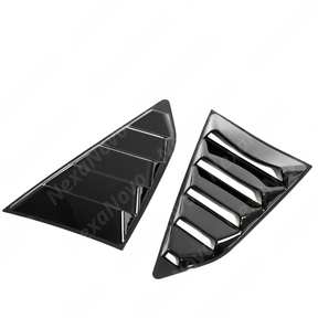 Low angle view emphasizing the muscular racing aesthetic of NexaNovo side window shades