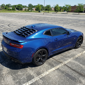 Uninstalled pair of NexaNovo side quarter window louvers (left and right)