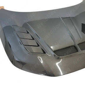 NexaNovo aerodynamic carbon fiber body hood for 2025 Honda Civic Type-R FL5.
