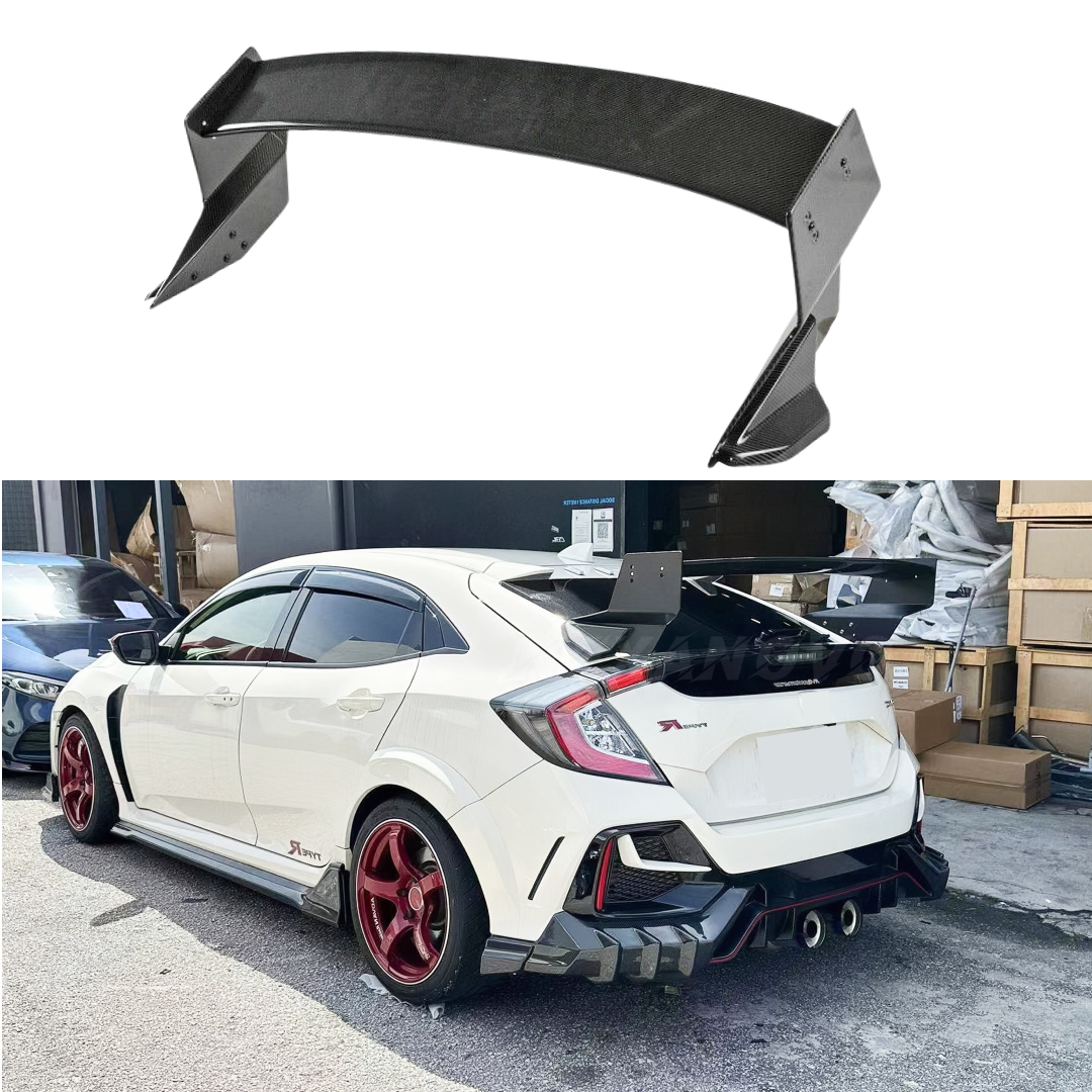 2019 Honda Civic FK8 Real Carbon Fiber Rear Wing by NexaNovo