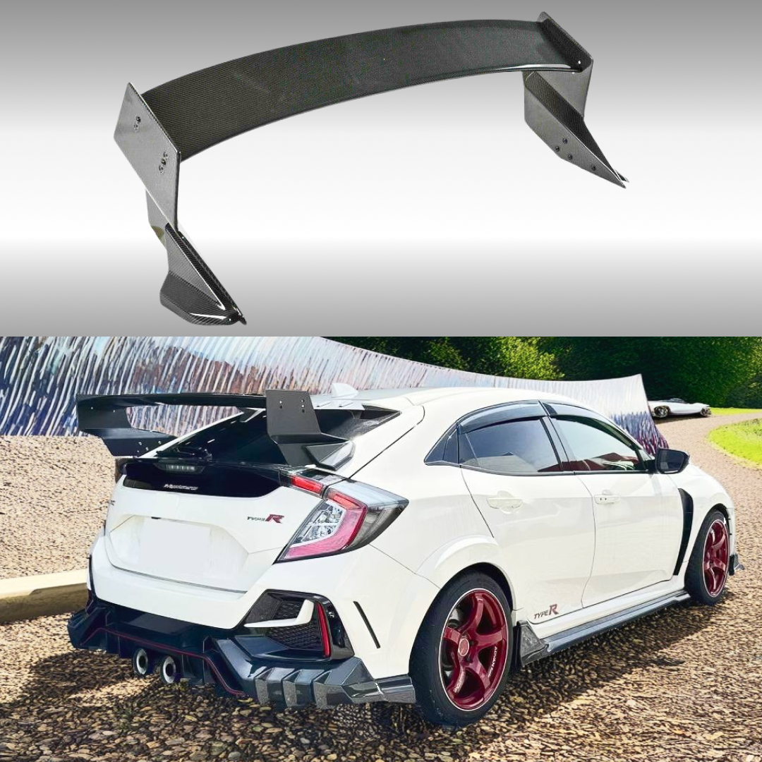 2017 Honda Civic FK8 Real Carbon Fiber Rear Spoiler Wing by NexaNovo