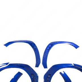 2021-2025 WRX Nexanovo fender flares in K7X WR Blue Pearl paint

