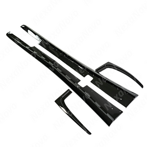 Full side view of a 1998 Chevrolet Corvette C5 with new NexaNovo ZR1 style side skirts