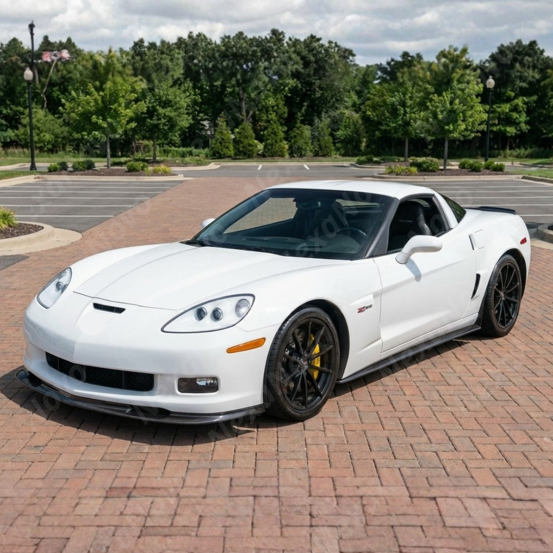 Aerodynamic design of the ZR1 style front lip for improved C6 airflow