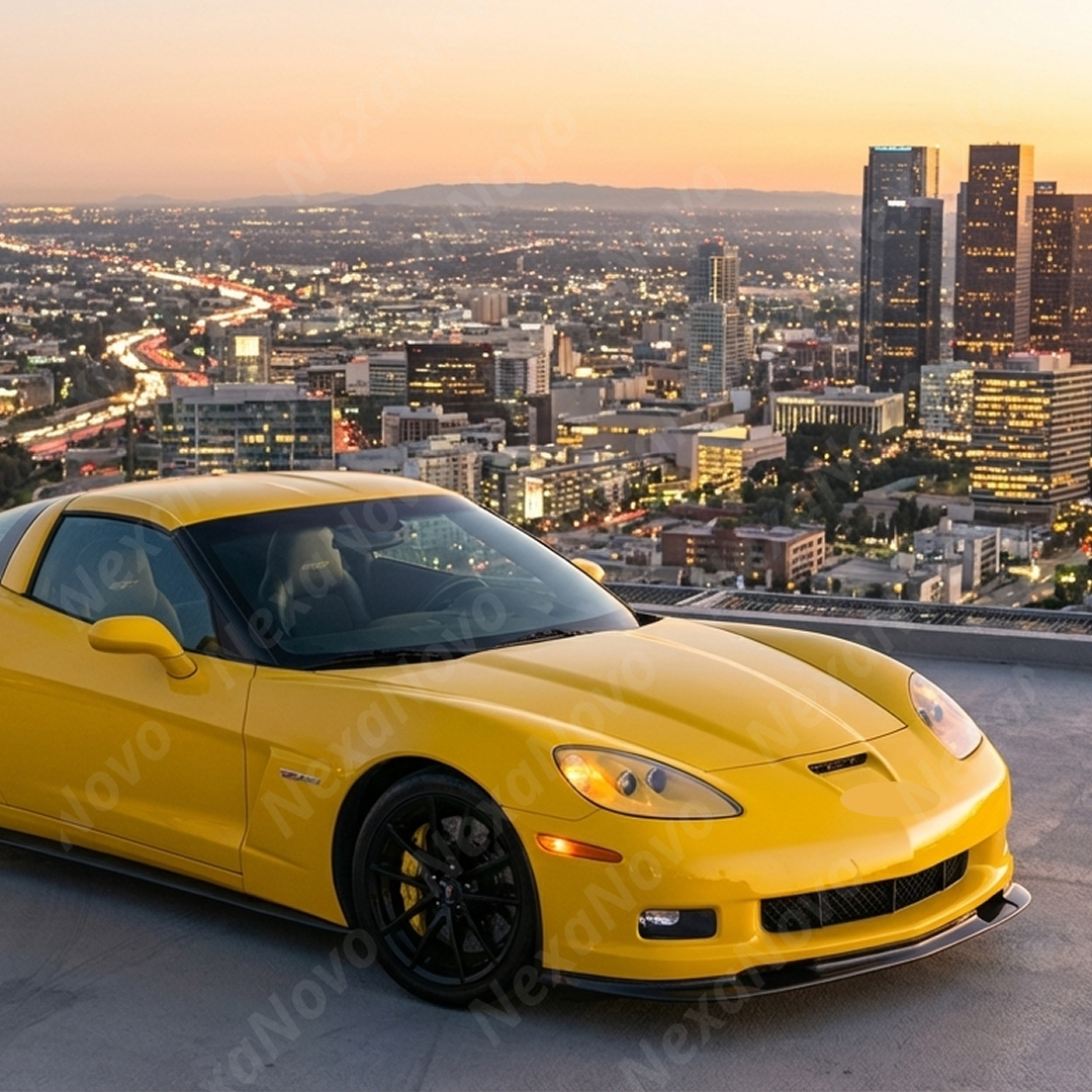 Securing the carbon fiber print front splitter to a 2009 Corvette C6