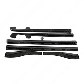 Precision fitment of NexaNovo ZR1 style side skirts on a 2007 Corvette C6 body