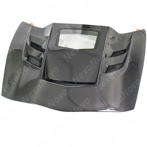 High-gloss NexaNovo carbon fiber vented hood for Chevrolet Corvette C7 2014-2019