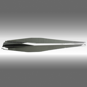 NexaNovo 5VM style carbon fiber print side body skirts installed on a 2020 Chevrolet Corvette C8