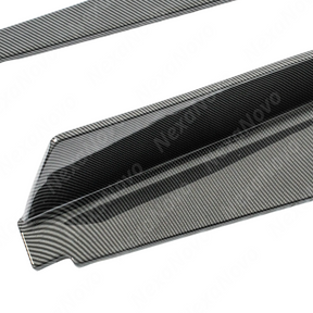 Precision fitment of NexaNovo 5VM rocker panels on a 2025 Corvette C8 chassis