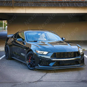 Detailed view of the vents on the NexaNovo carbon fiber hood
