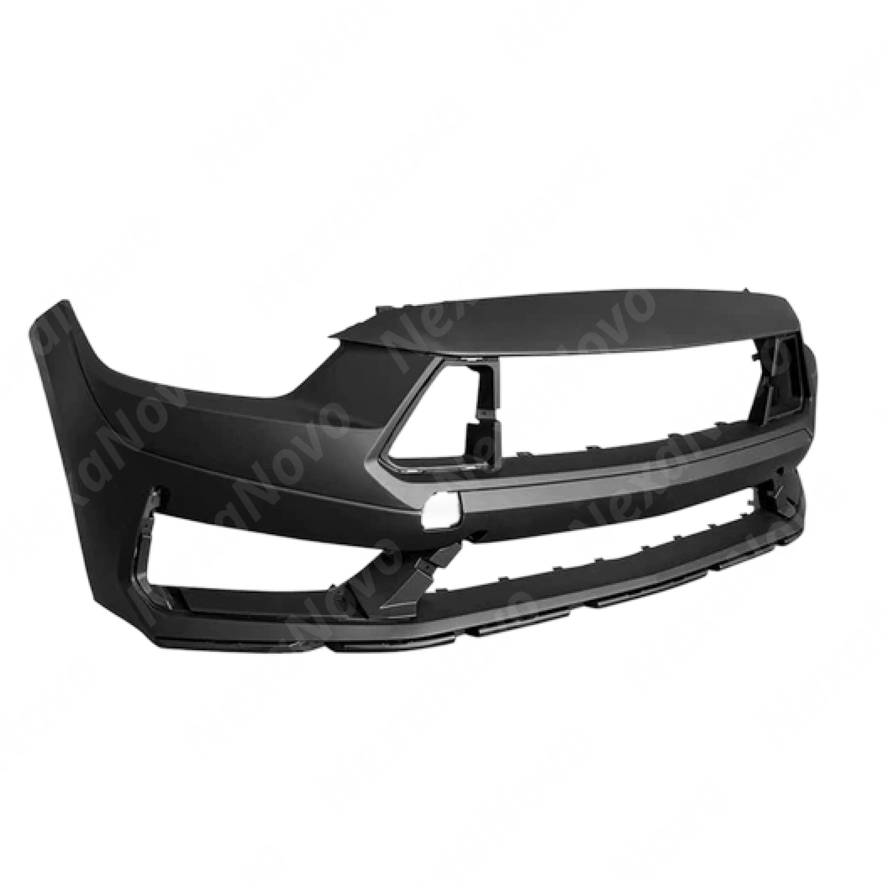 Uninstalled NexaNovo real carbon fiber ZR1 style front hood cover, top view
