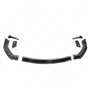 Close-up of the NexaNovo H style front splitter's design on the Charger SRT bumper