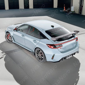 High-Quality Red Carbon Fiber Rear Spoiler Wing for 2023 Honda Civic Type R FL5 by NexaNovo
