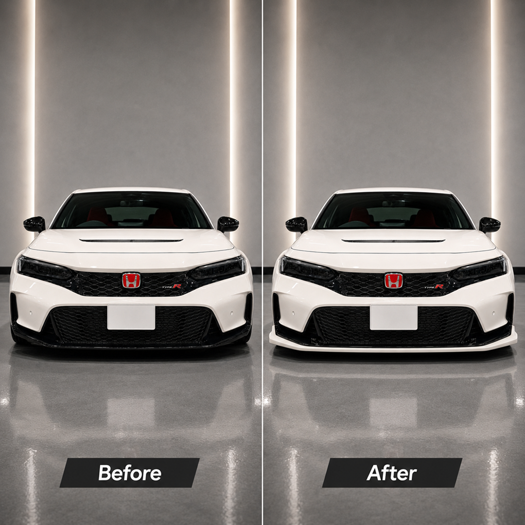 2023-2025 Honda Civic Type R FL5 - MU Style Front Lip - Paint Matched Two Tone