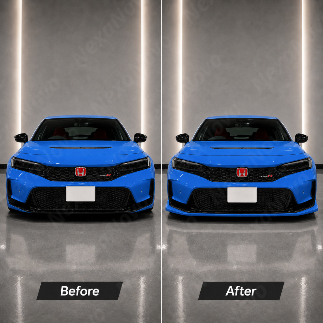 2023-2025 Honda Civic Type R FL5 - MU Style Front Lip - Paint Matched Two Tone
