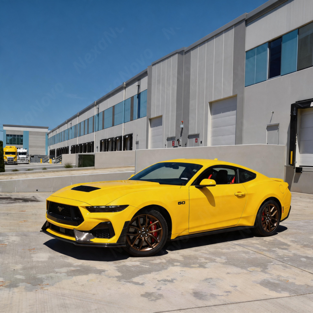 Clean, vacuum-sealed structural underside layout of the NexaNovo lightweight carbon front splitter