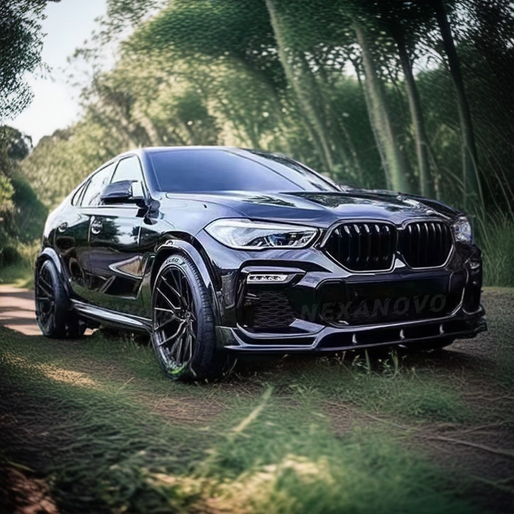 2019 BMW X6 Front Lip Splitter