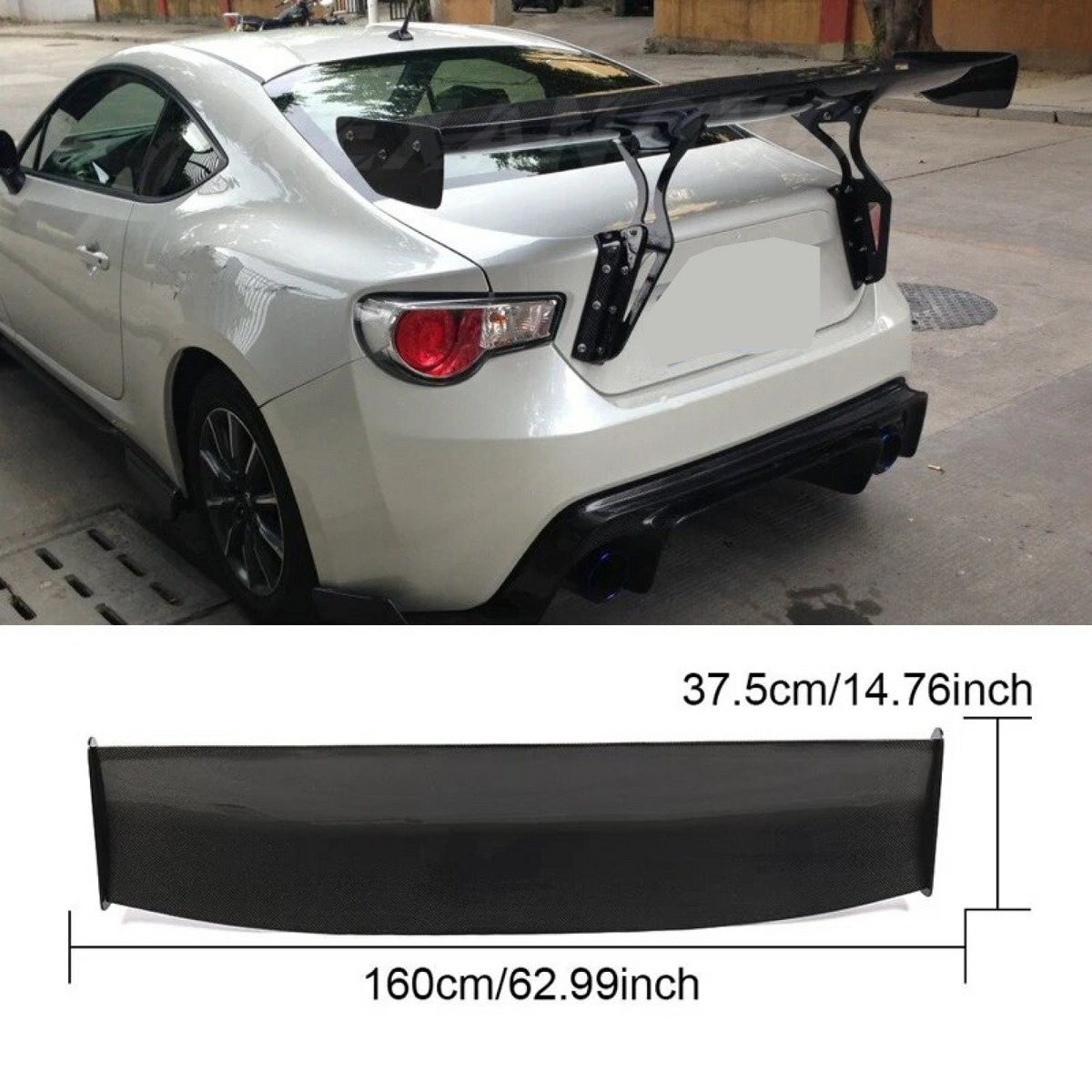 2013 Toyota GT86 Real Carbon Fiber Rear Wing Spoiler NexaNovo