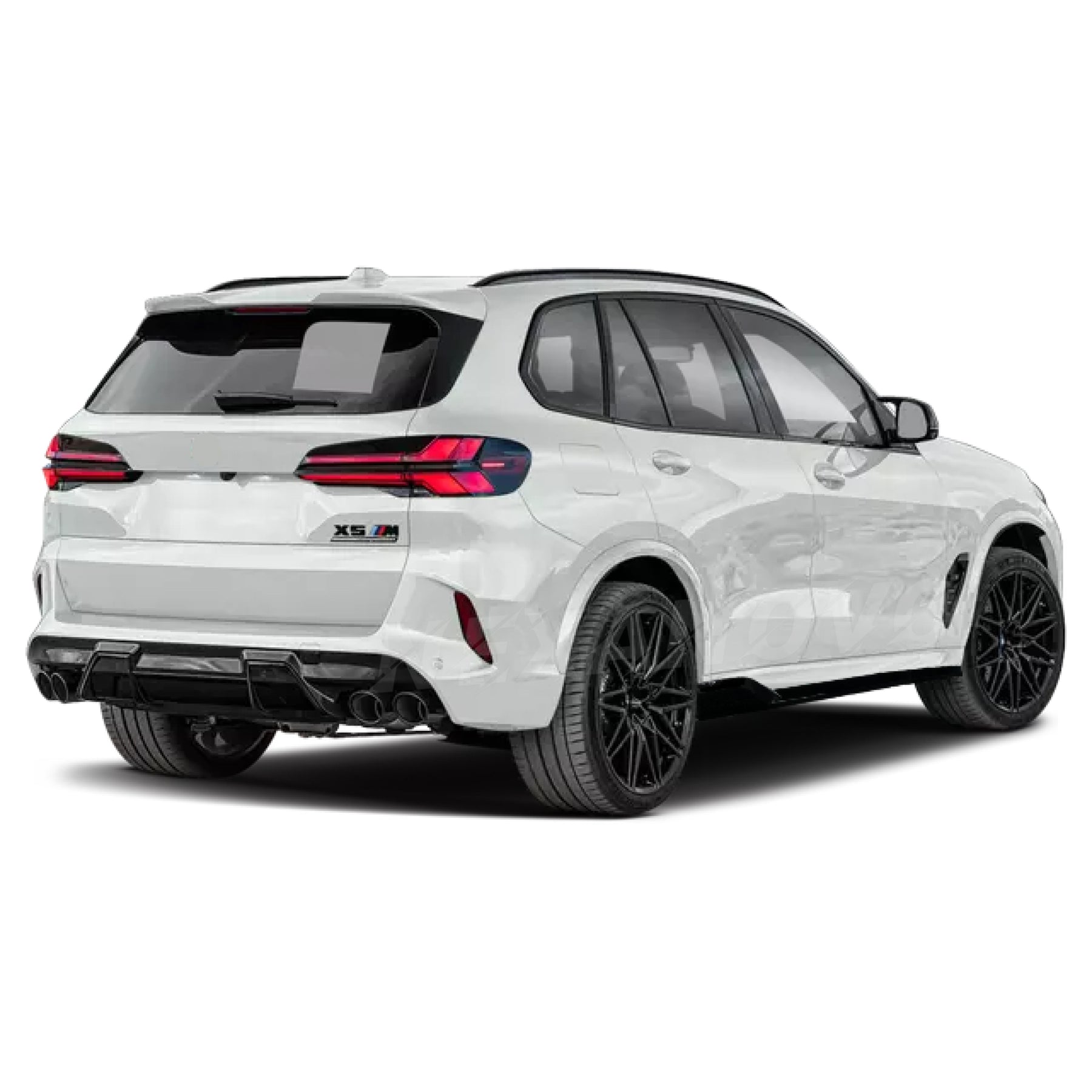 For BMW X5 G05 M Sport 2019-2025 GT Style Glossy Black Rear Bumper Lip