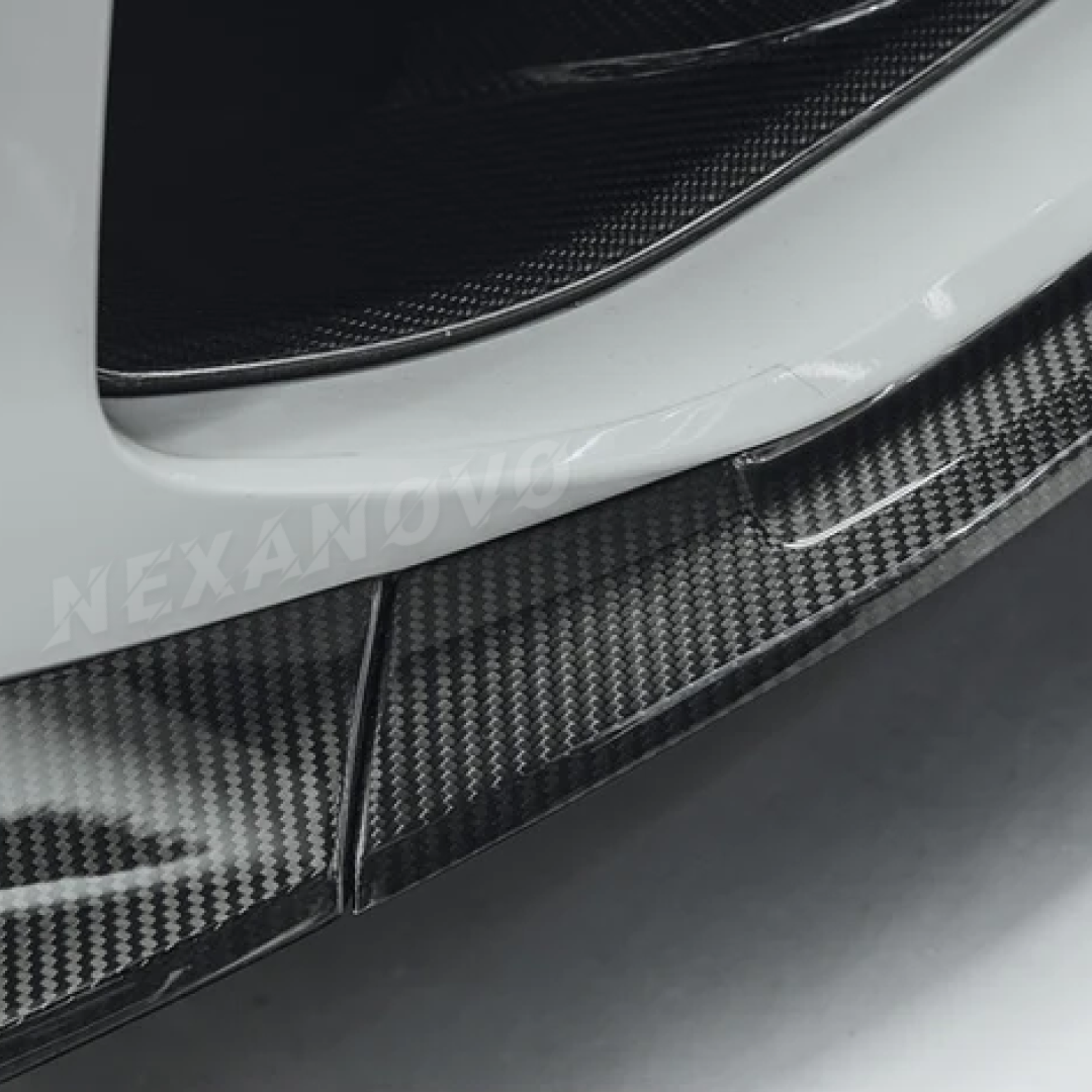 2024 BMW M3 CS Style Real Carbon Fiber Front Spoiler by NexaNovo