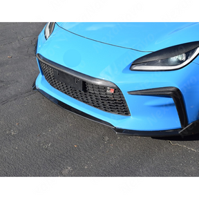 Racing TS Style Carbon Fiber Front Garnish Canards w/ Plate Fit Toyota GR86 (2022-2025) NexaNovo