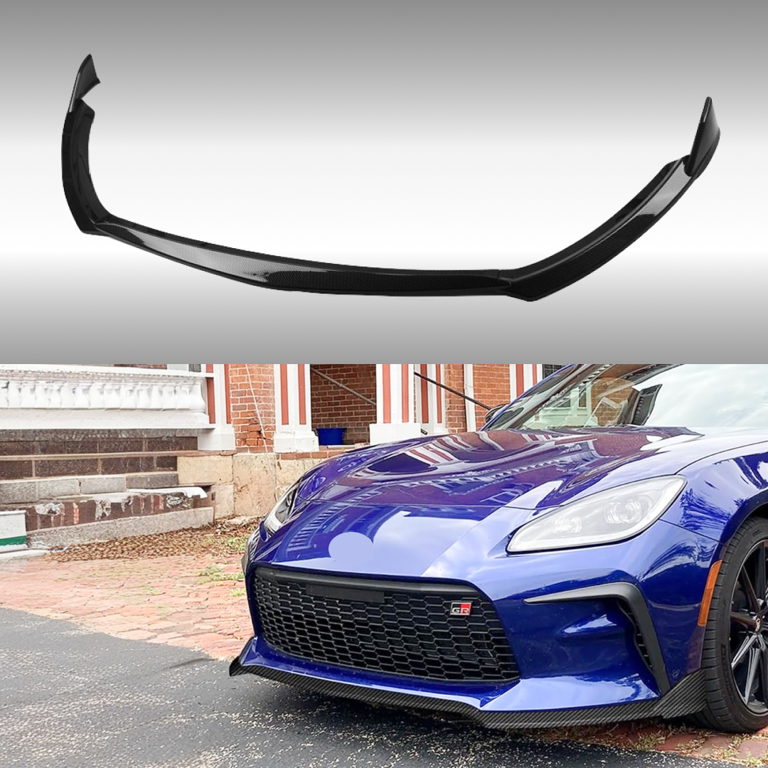 2022 Toyota GR86 carbon fiber print ST style front splitter lip spoiler