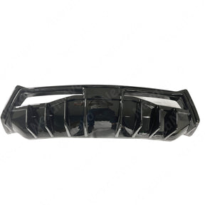 2023 Chevrolet Corvette C8 Gloss Black Shark Fin Style Rear Diffuser Kit NexaNovo
