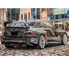 High Kick Rear Wing Spoiler in Gloss Black for 2024 BMW M2 G87 NexaNovo