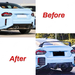 High Kick Rear Trunk Lip Spoiler for 2024 BMW M2 G87 NexaNovo