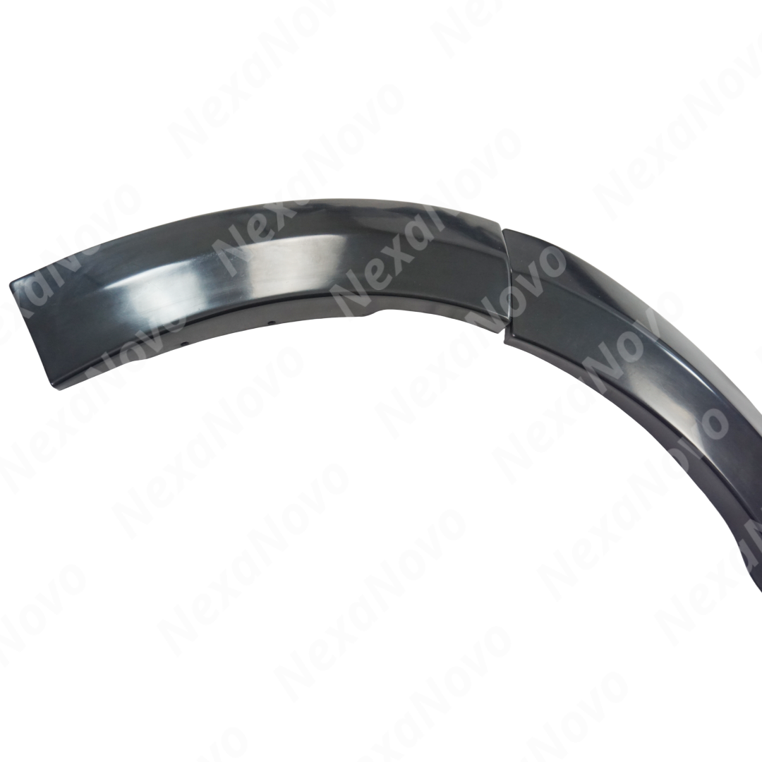 Detailed edge of the NexaNovo wheel eyebrow trim