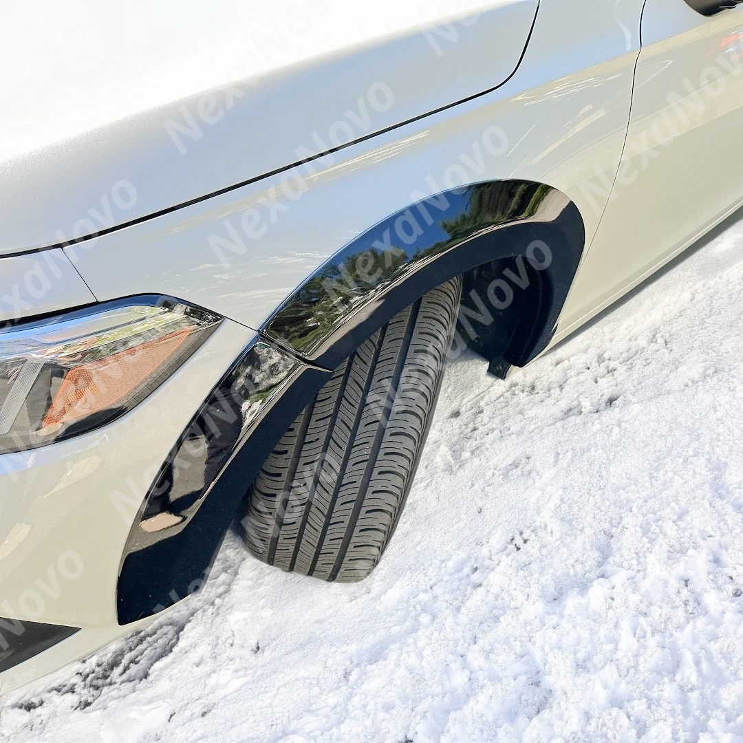 Durable NexaNovo ABS plastic material of Honda Civic front fender flares