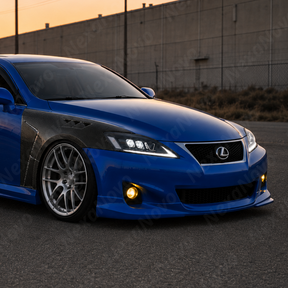 2014-2020 Lexus IS200t / IS250 / IS300 / IS350 - RCF-Style Vented Carbon Fiber Fenders