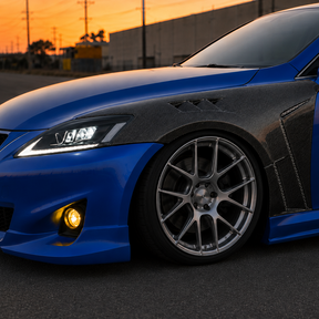 2014-2020 Lexus IS200t / IS250 / IS300 / IS350 - RCF-Style Vented Carbon Fiber Fenders