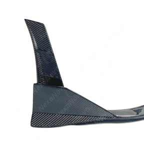 Sleek 2-in-1 Front Splitter Kit for Toyota GR Corolla 2025 in Carbon Fiber by NexaNovo.
